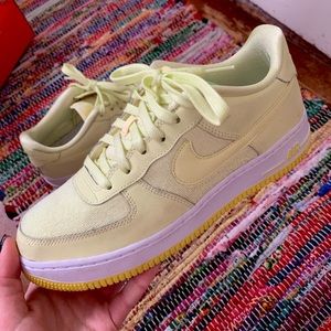 Neon Yellow Woman’s Air Force 1s